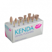 Unicus, Polijstset RA, Composiet en Porselein, Extra-Fine, Kenda introductieset, 12 stuks