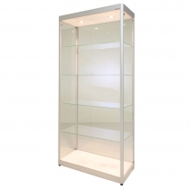 Vitrine tbv mondverzorging producten, met 5 legplaten, B86 x D44 x H198cm