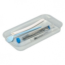 Slide Tray, Flat, Divider, Transparant, 26,2 x 23,7 x 6,4 cm Zirc