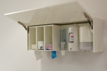 Hygienekast open klep, disposables kast, 6, evt fotoprint
