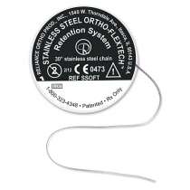 Reliance Orthodontics Orthoflex Retentie systeem (30'' Stainless Steel chain) SSOFT