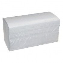 Handdoek, 3-laags, wit, 21 x 32 cm, 20 x 128st, interfolded
